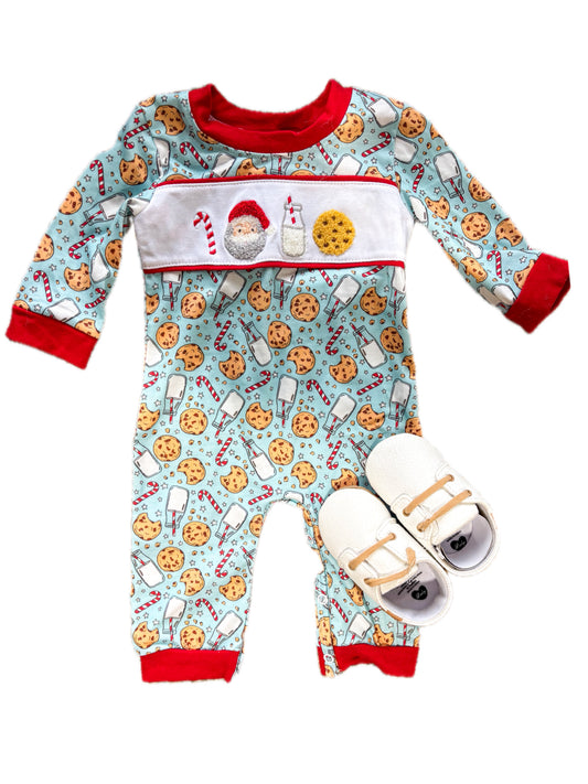 Cookies & Milk Boy Romper