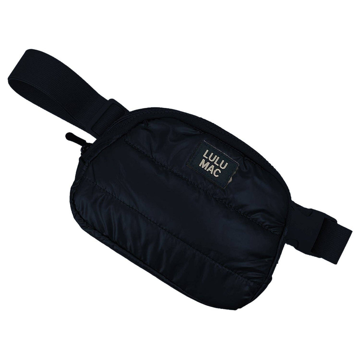 Puffer Metallic Belt Bag LULU MAC Matte Black