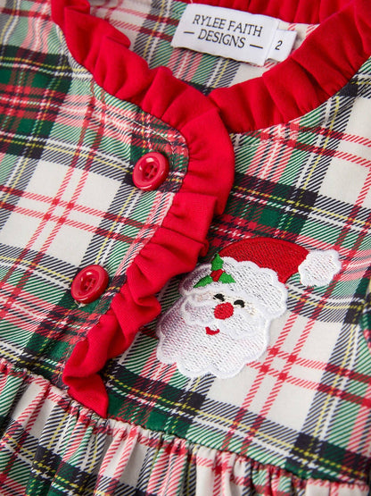 Plaid Santa Gown