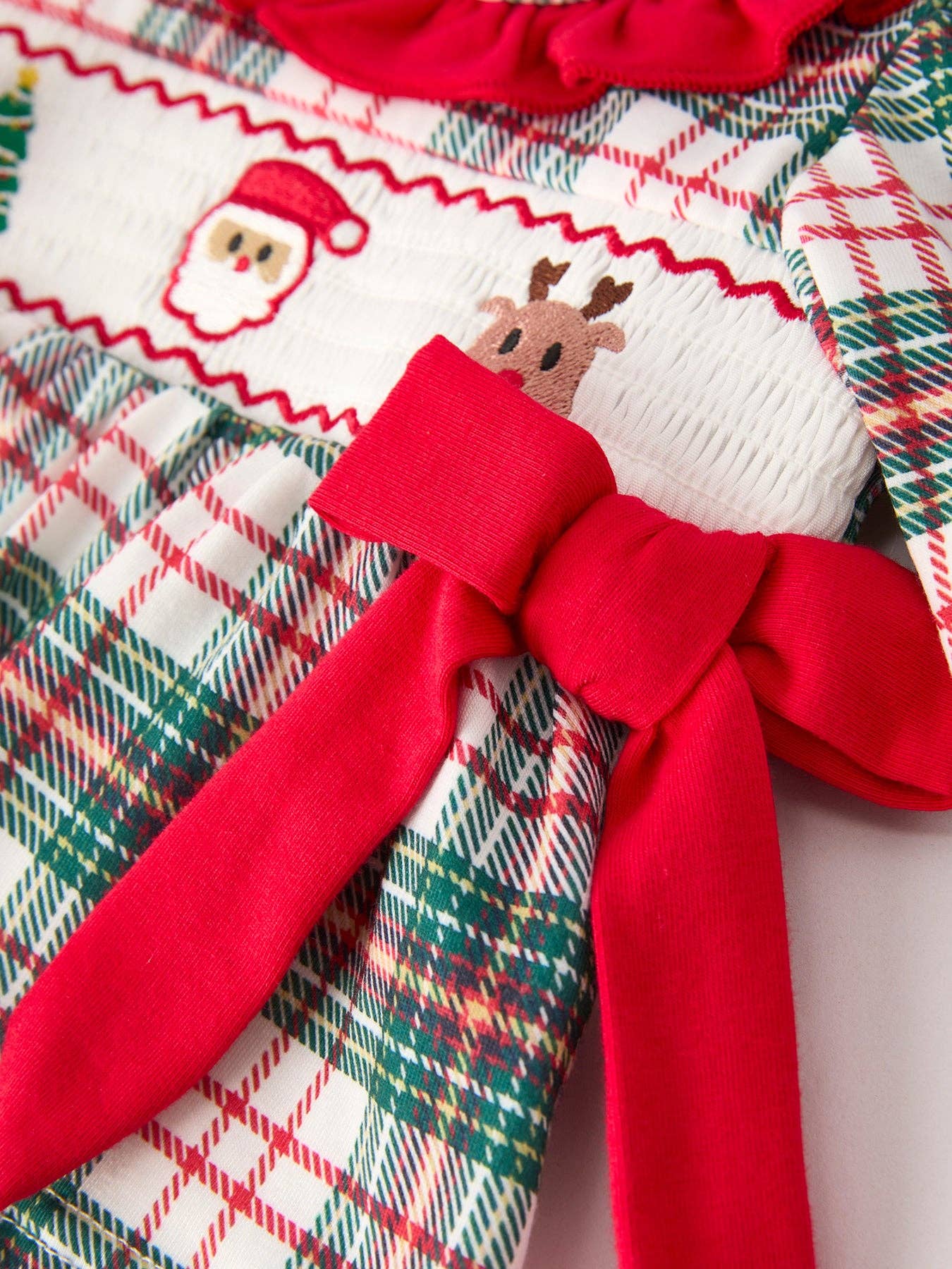 Christmas Plaid Bloomer Set