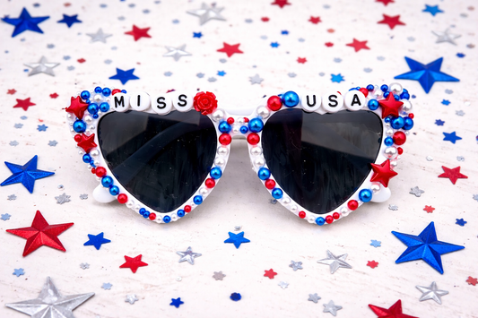 Heart Sunglasses - Miss USA