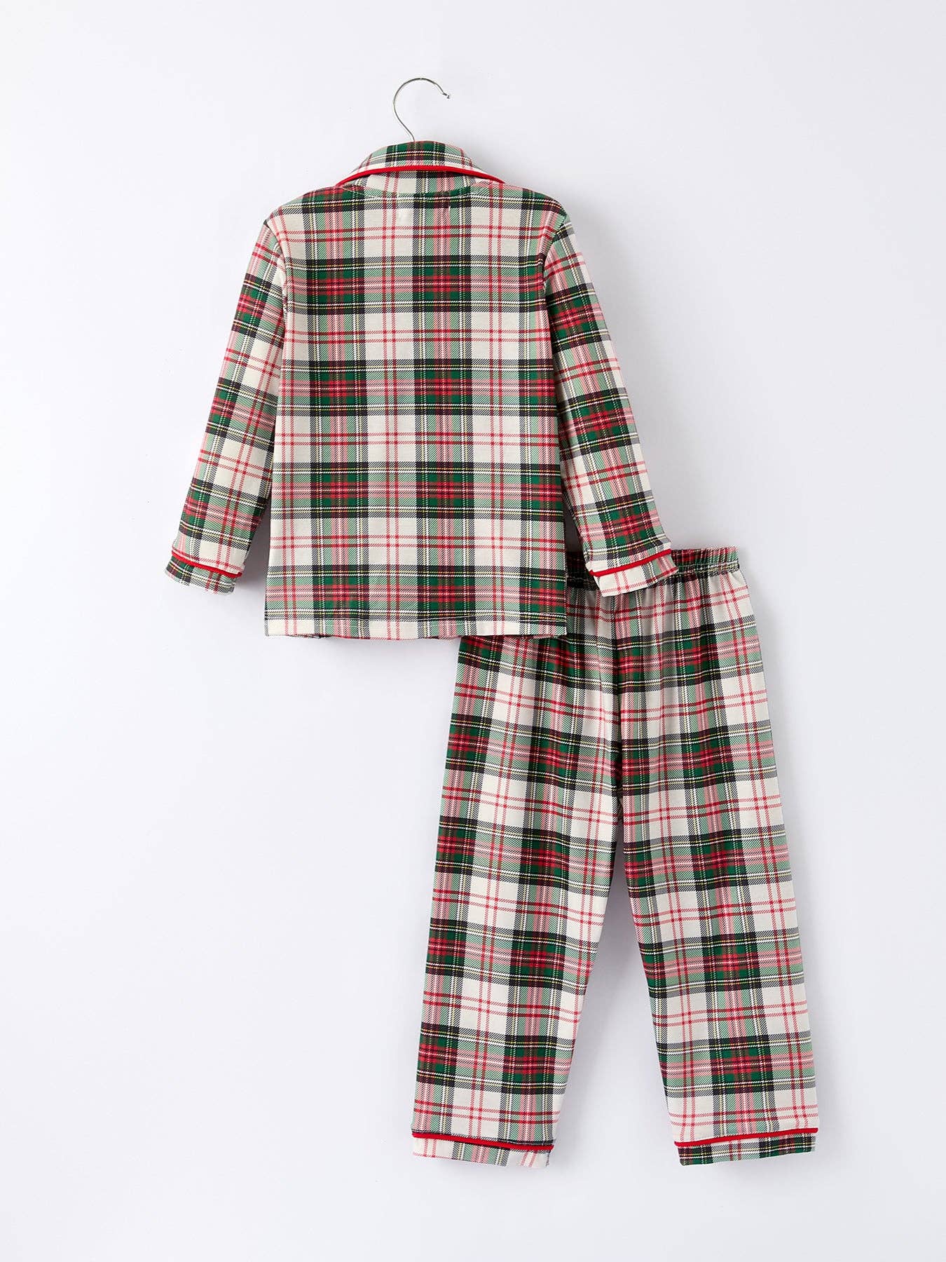 Plaid Santa Pj Set