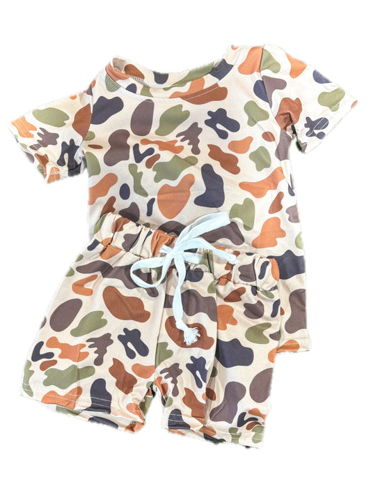 Camo Short Set