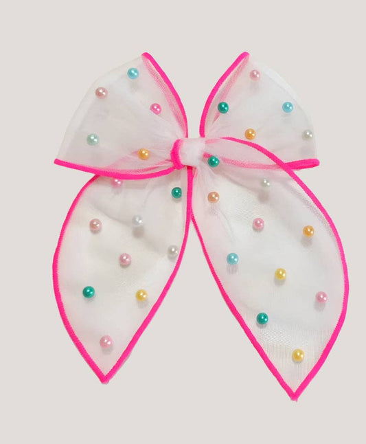 Mesh Shaker Bow - Pearl Perfection