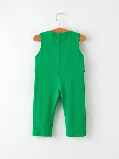 Christmas Character Candy Embroidery Baby Boy Romper