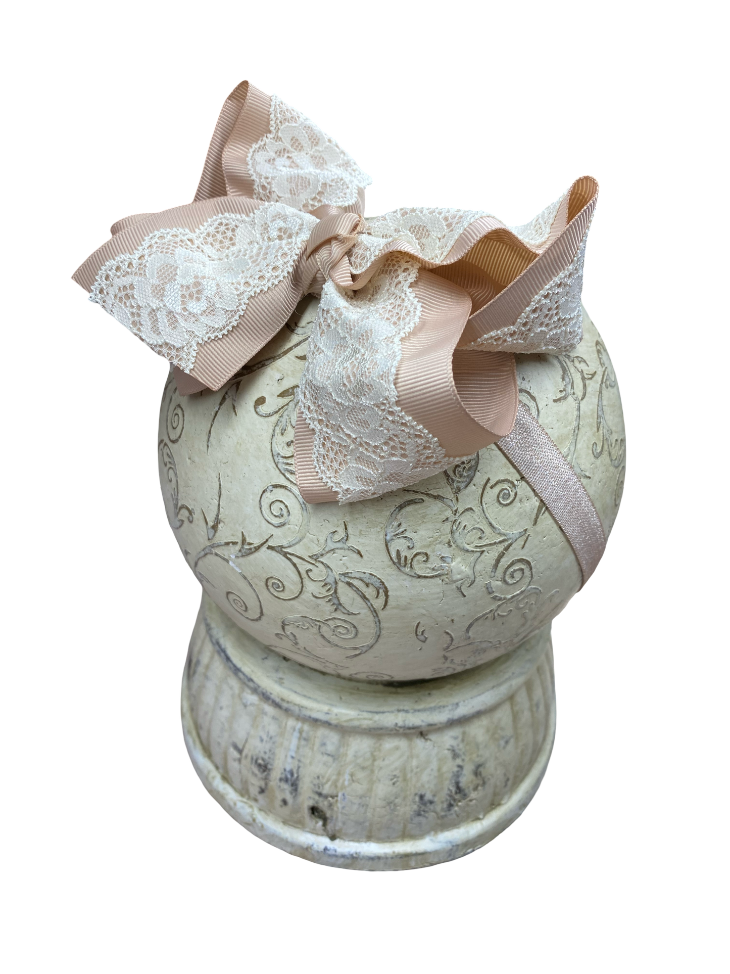 Chantilly Lace Two-Tone Bow Headband | Classic Lace Baby & Toddler Headband