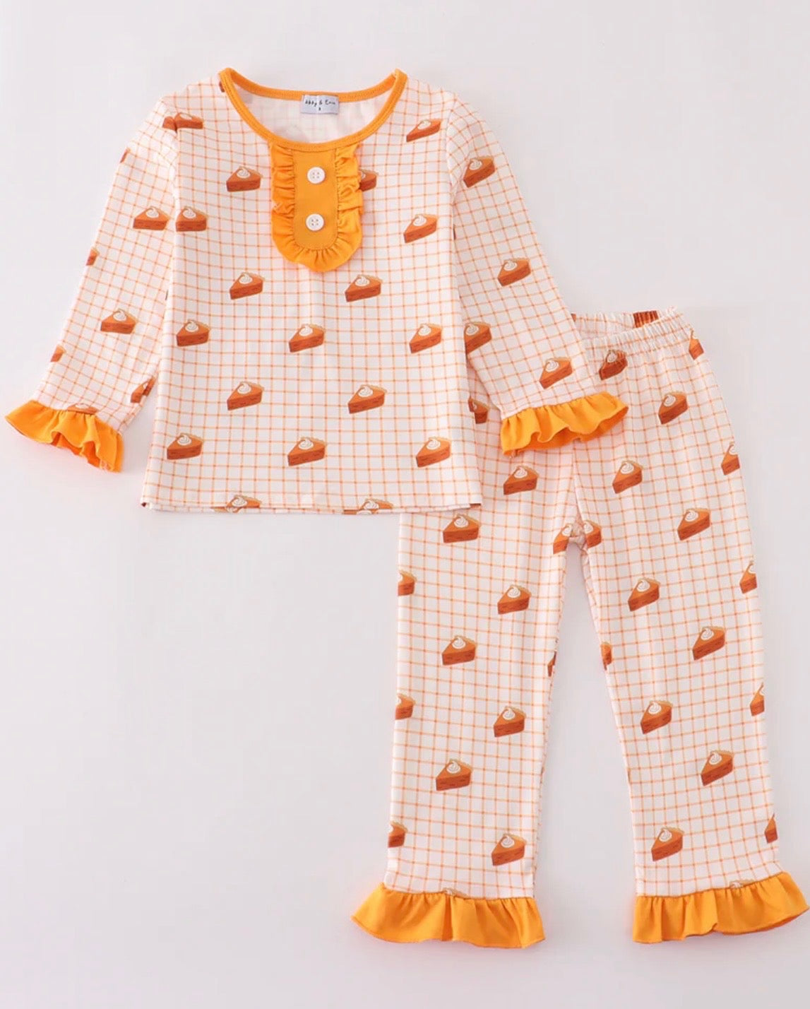 Ruffled Pumpkin Pie Lounge Set