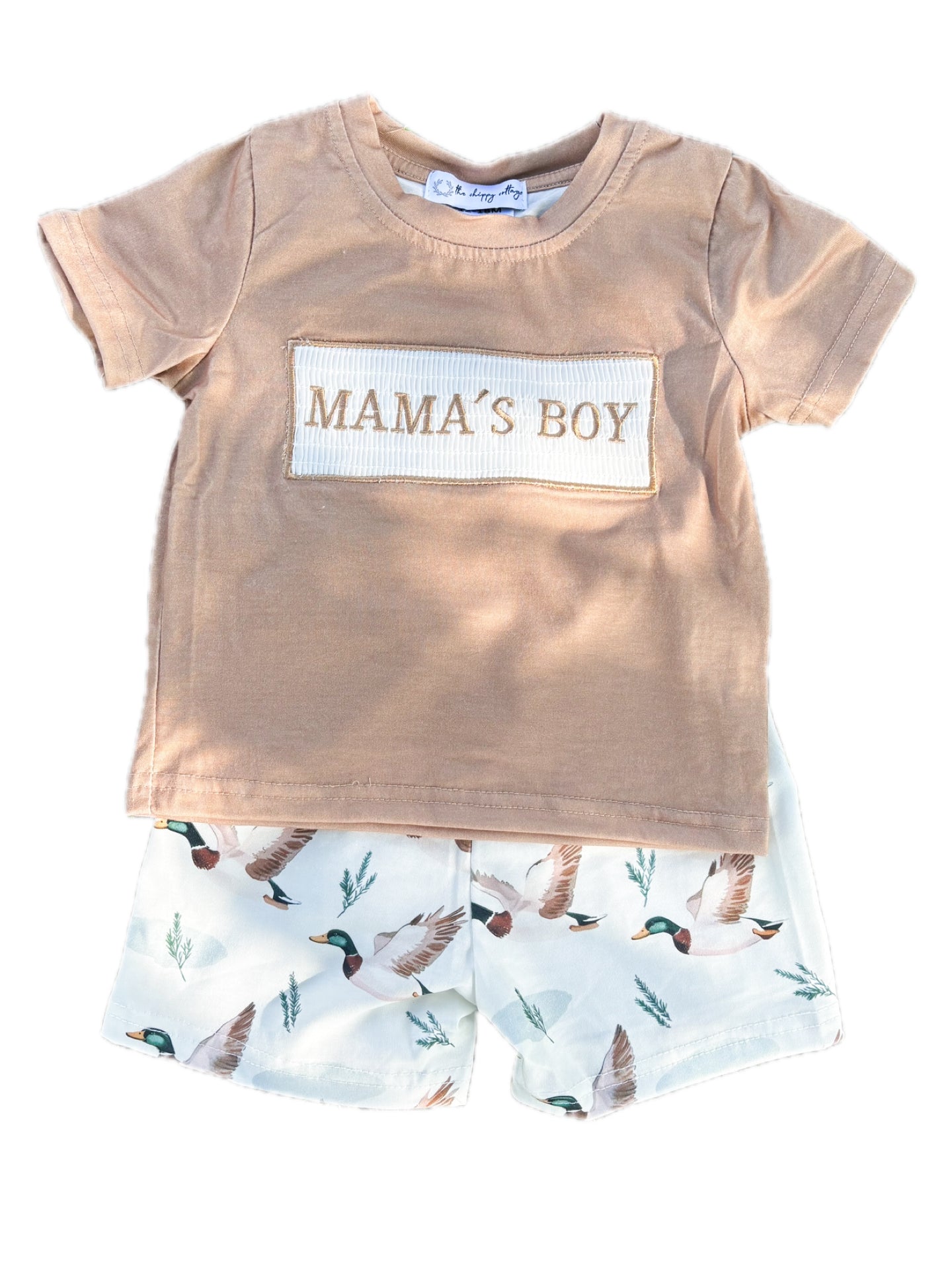 Mama’s Boy Summer Mallard Short Set