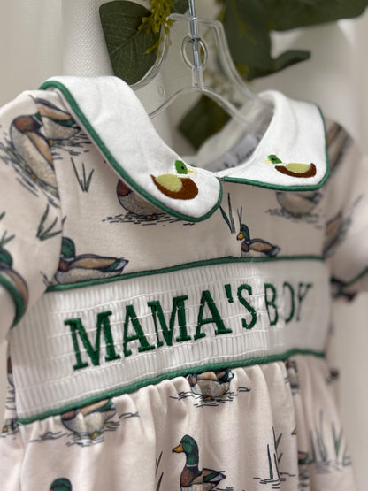 Mama’s Boy Vintage Mallard Collar Bubble