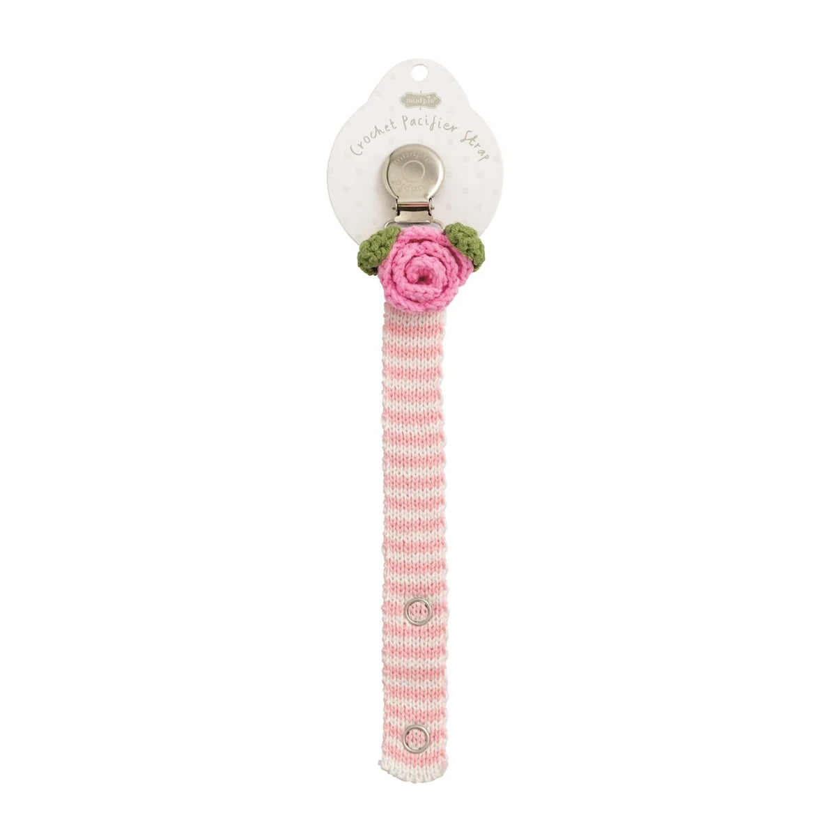 Rose Crotchet Paci Strap