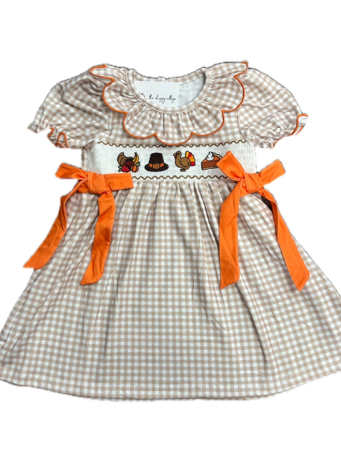 Thanksgiving Feast Smock Dress