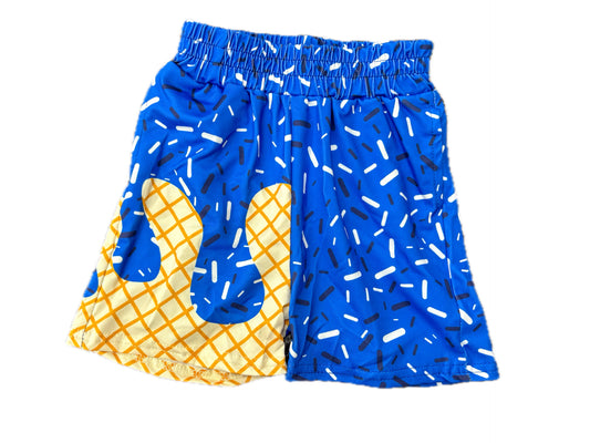Royal Blue Drip Shorts