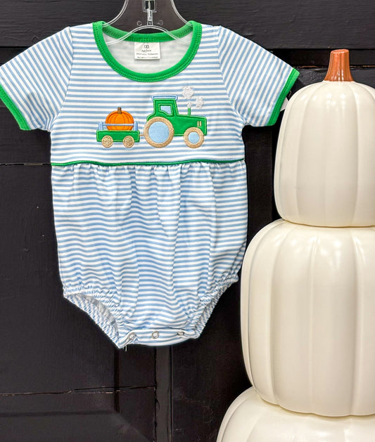 Tractor Pumpkin Bubble