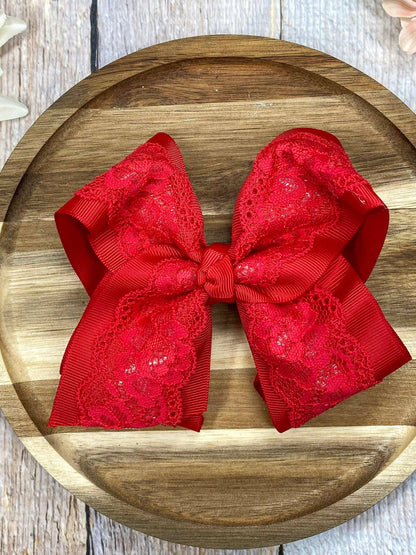 Chantilly Lace Classic Hair Bow