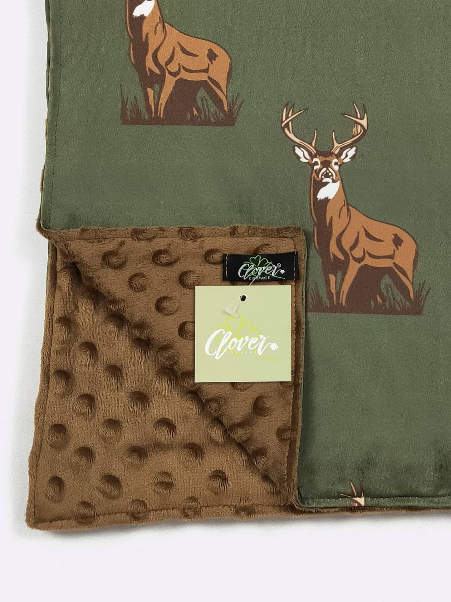 Hunter Green Buck Blanket