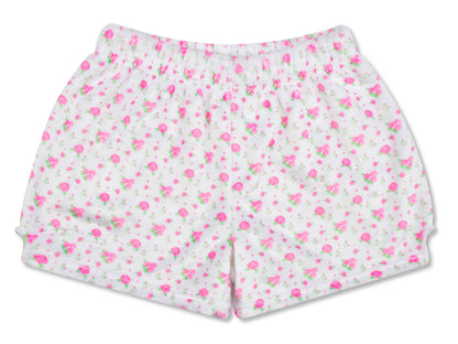 Pretty in White Plush Shorts