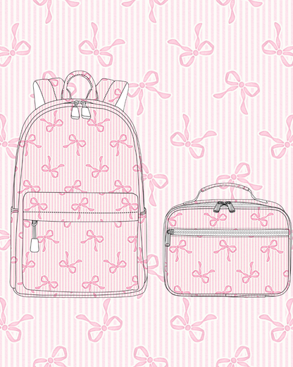 Backpack Set (Backpack & Lunchbox) BOWS