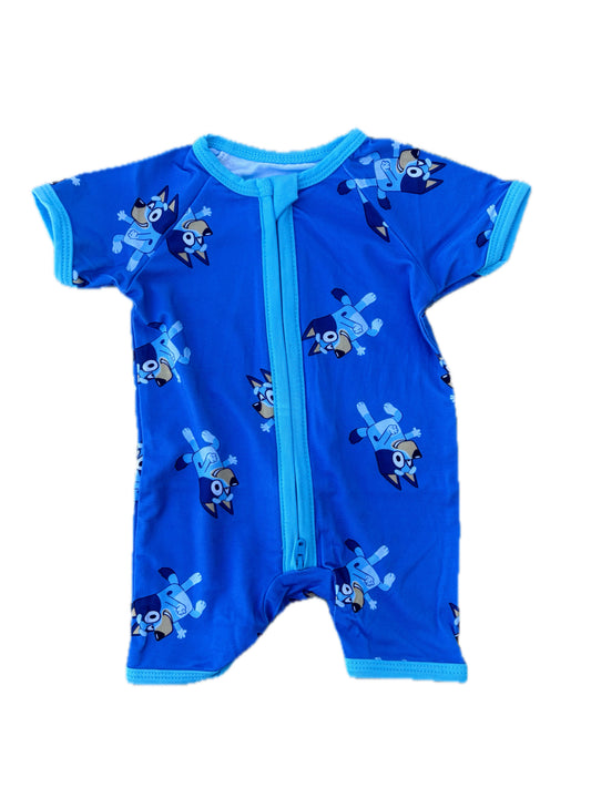 Blue Dog Bamboo Shortie