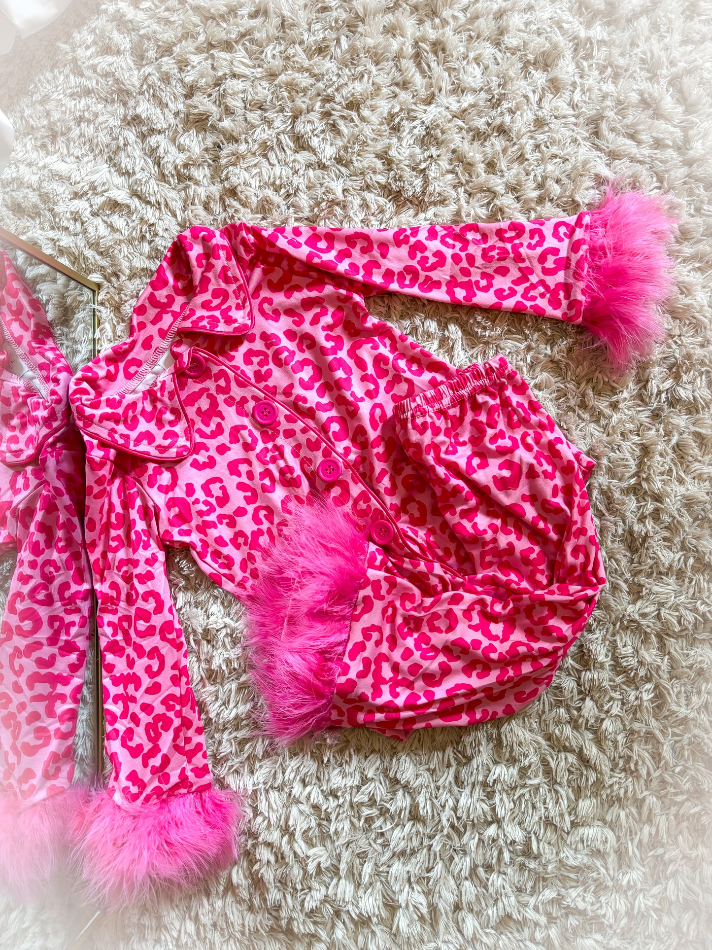 Hot Pink Leopard Lounge Wear