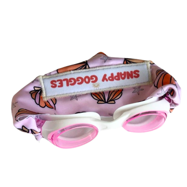 Kids Swim Goggles – Floatable Fabric Strap (Ages 3+)