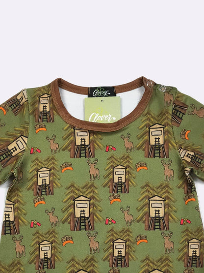Tree Stand Boy Romper