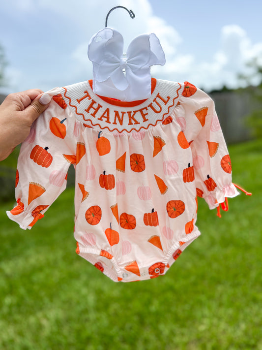 Thankful Pumpkin Bubble