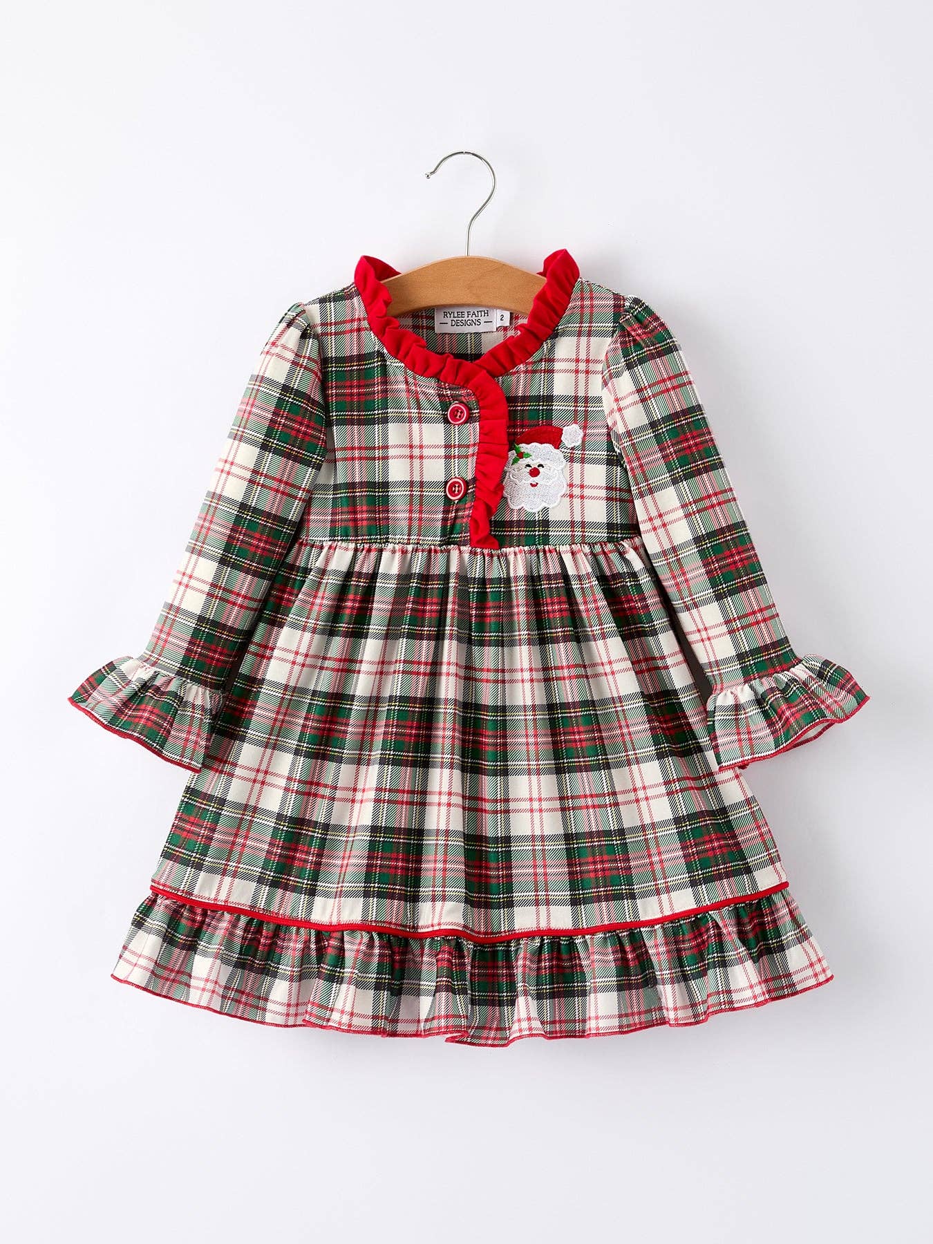 Plaid Santa Gown