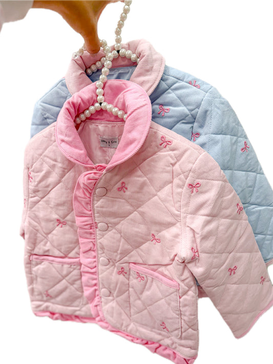 Corduroy Bow Jacket