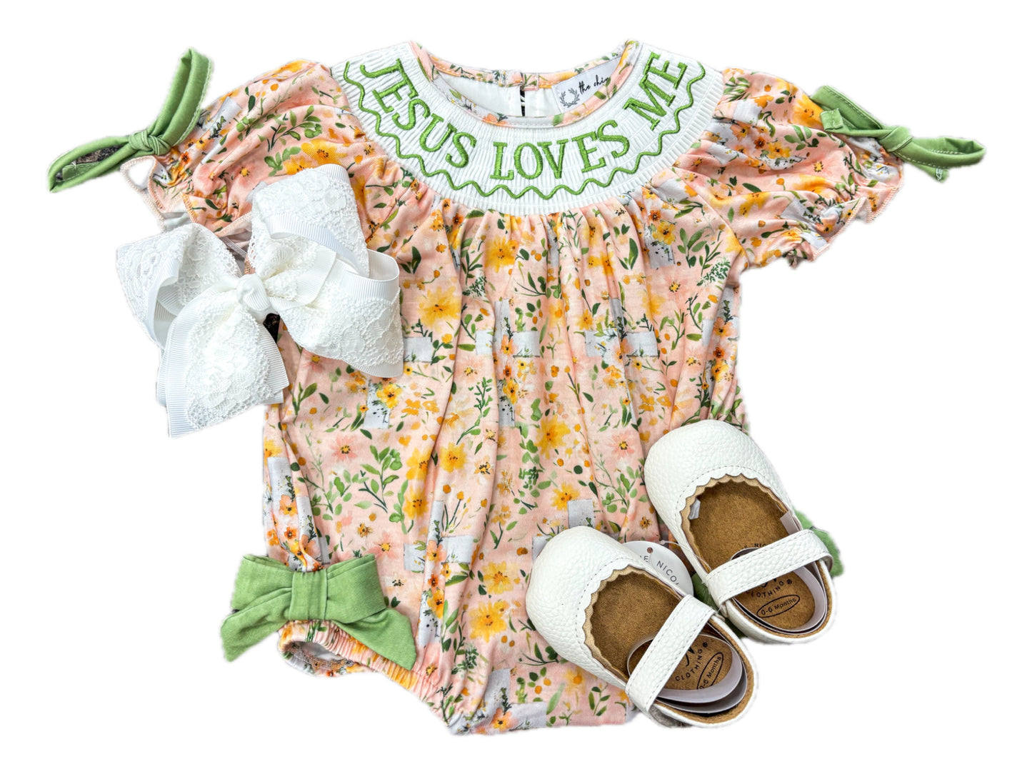 Jesus Loves Me Floral