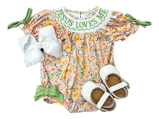 Jesus Loves Me Floral