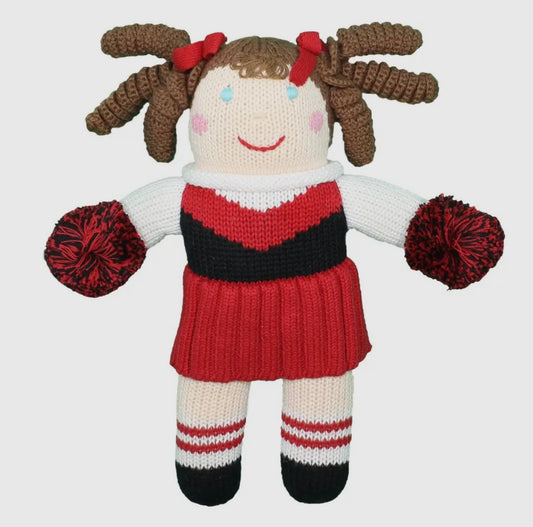 Geaux Cheerleader Knit Doll