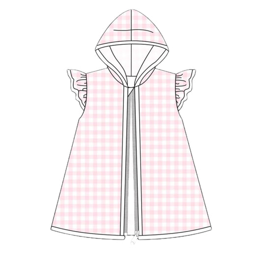 Pink Gingham Swim Cover PRE•ORDER