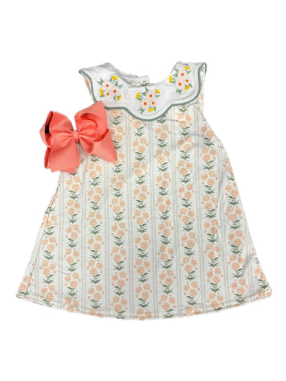 Sage Floral Dress