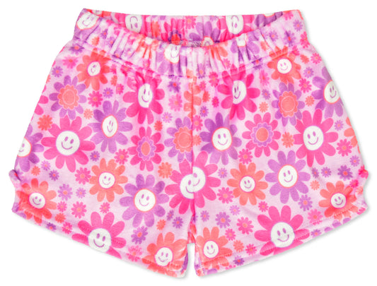 GROOVY SMILES PLUSH SHORTS