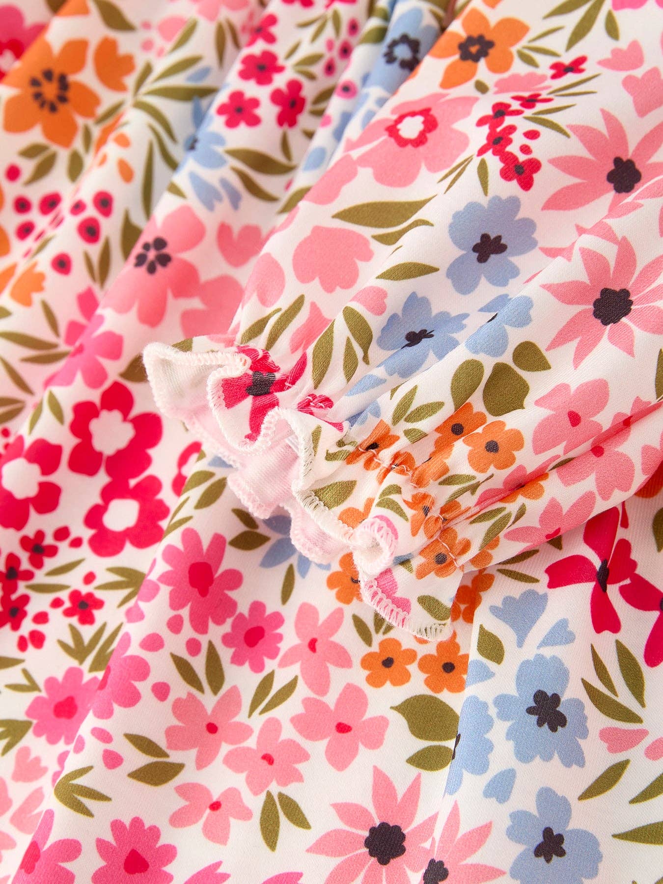 Floral Pumpkin Smock Dress