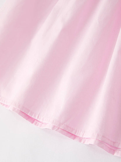 Pink Ruffle Cross Dress
