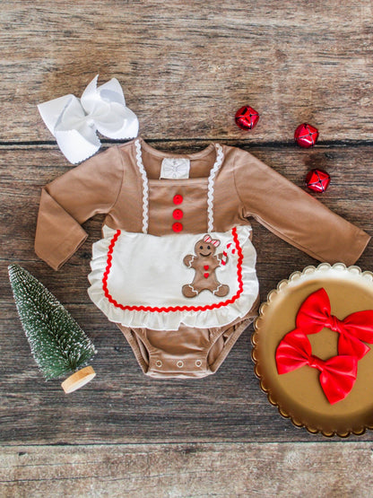 Gingerbread Baker Apron Bubble