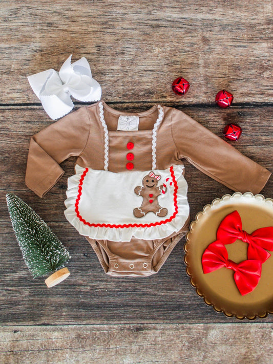 Gingerbread Baker Apron Bubble