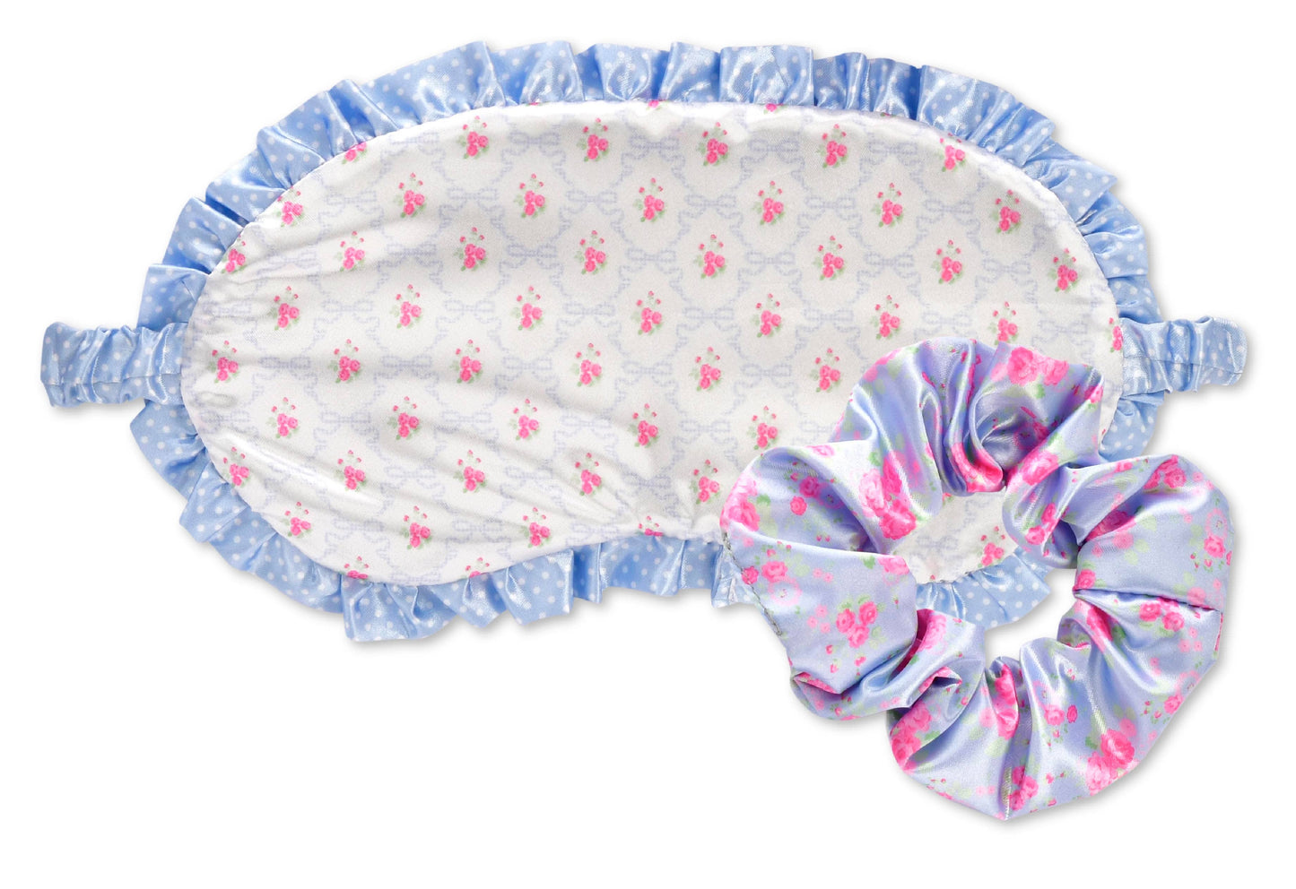 Ditsy Eye Mask & Scrunchie set
