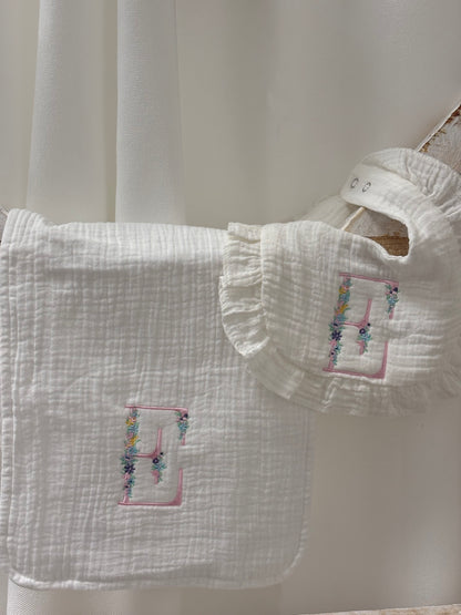 Initial Burp Cloth/Bib