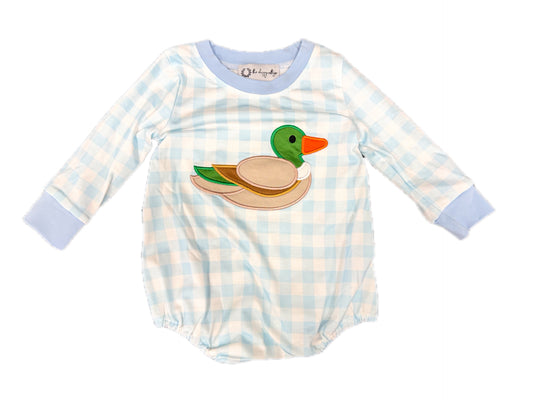 Blue Mallard Appliqué Bubble