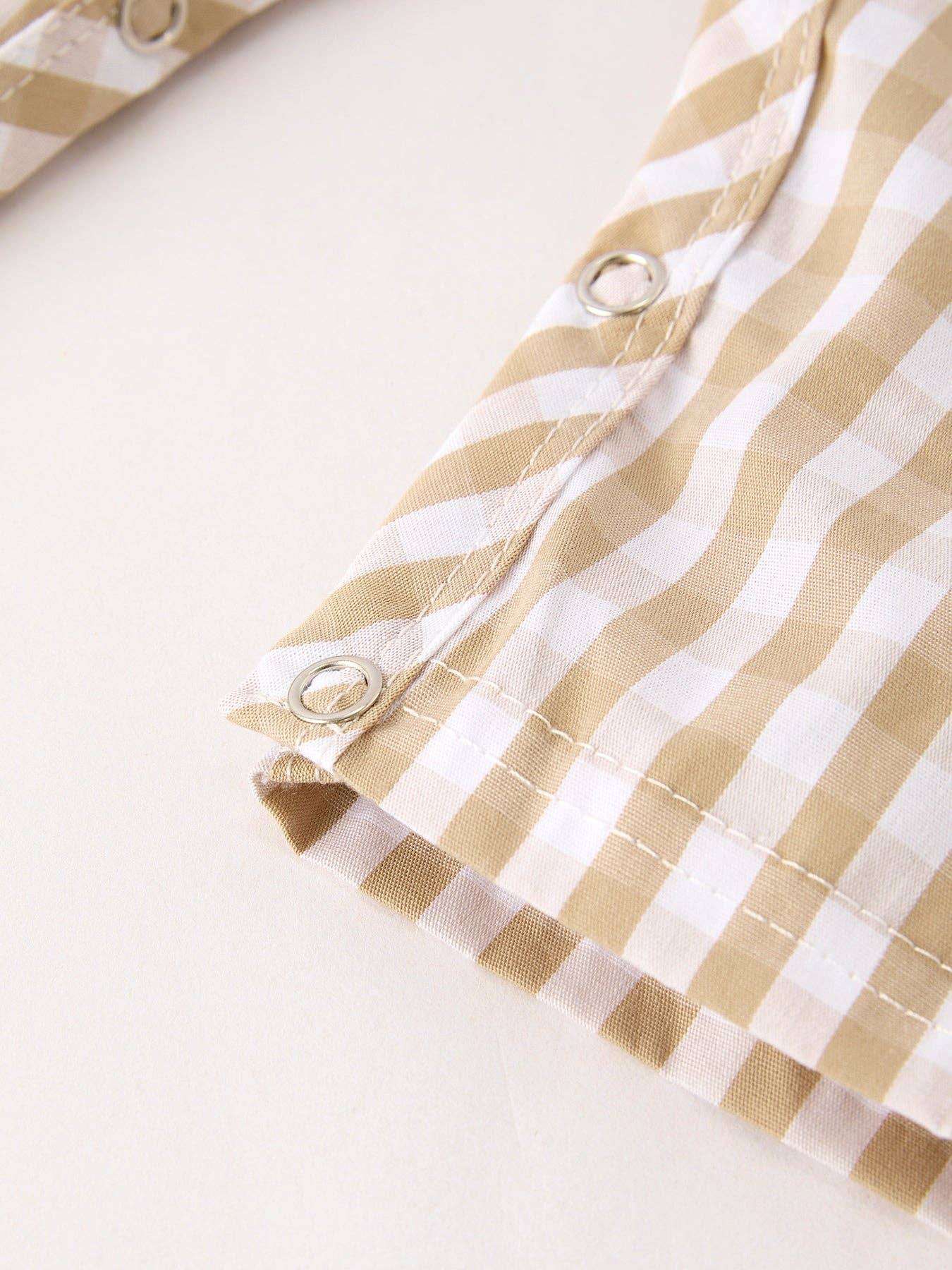 Turkey Gingham Romper