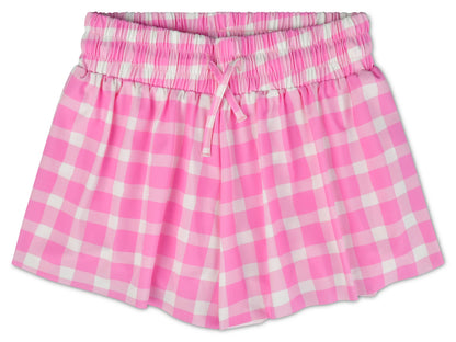 Pink Gingham Butterfly Shorts
