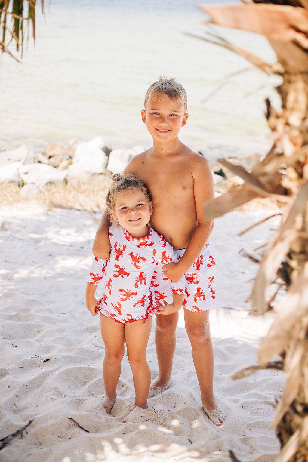 Boys Summer Swim Shorts - Crawfish