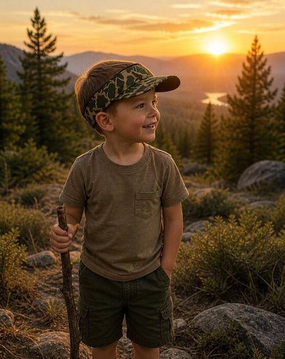 Kids Duck Camo Summer Visor