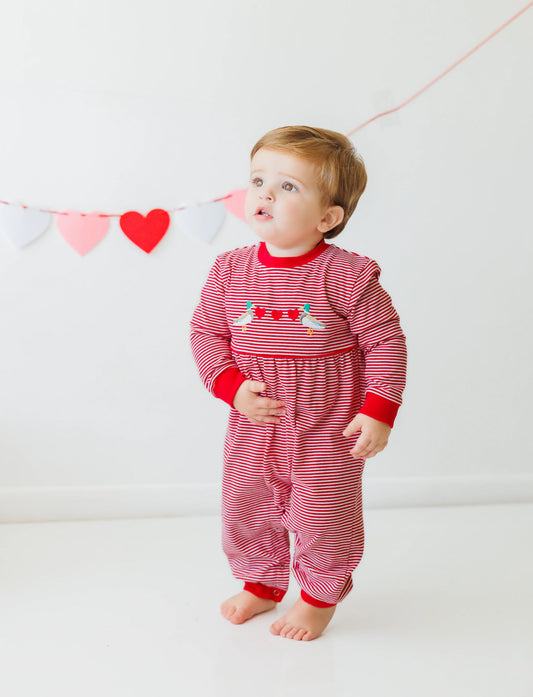 Valentine Mallard Romper