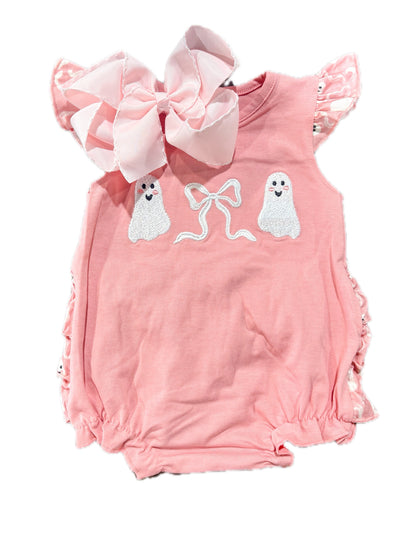 Pink Ghost Ruffle Bubble