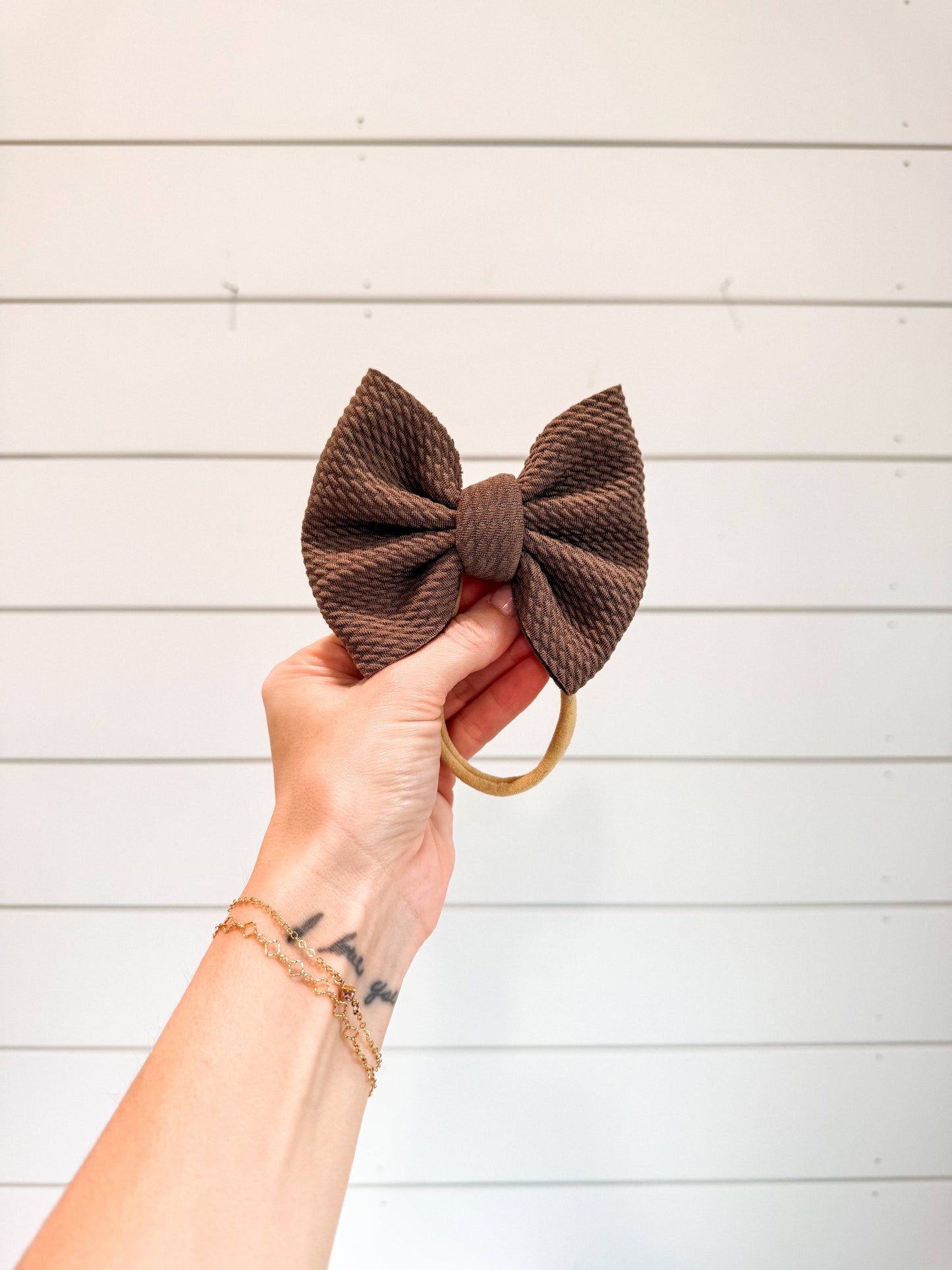 Chocolate Bullet Bow + NYLON 