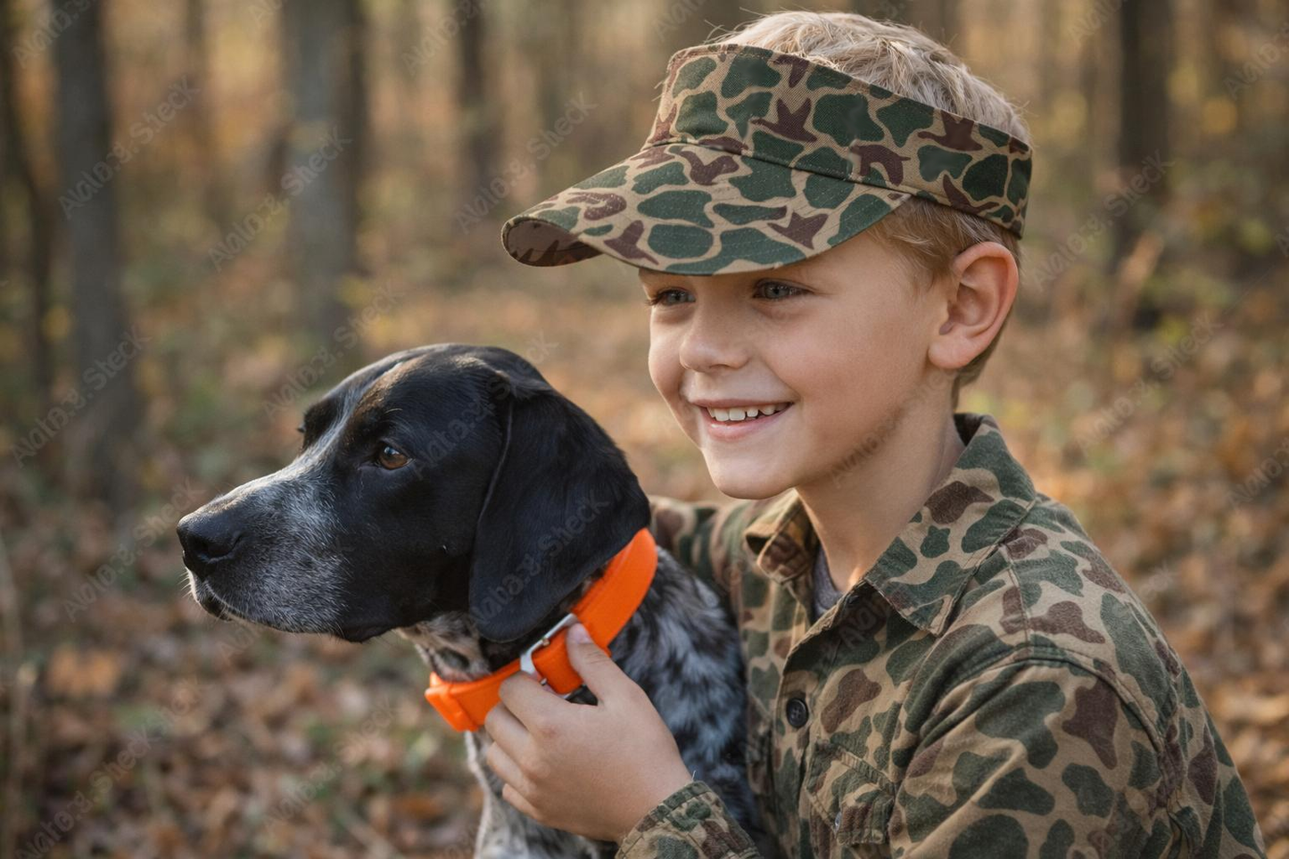 Kids Duck Camo Summer Visor