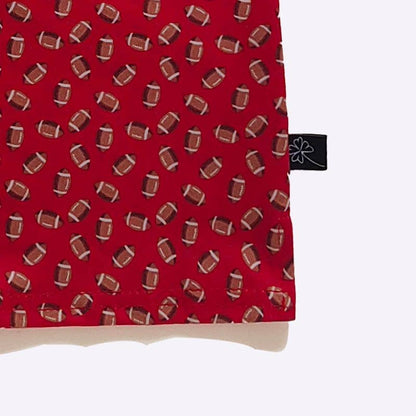 Red Football Boy Collar Shirt